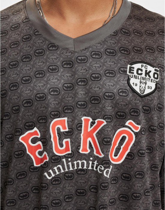 Тениска Ecko Unltd. Logo Mania T-Shirts anthra/black XXL Тениска Ecko Unltd. Logo Mania T-Shirts anthra/black XXL
