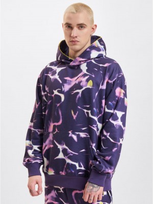 Суичър Just Rhyse Reflections Hoodie purple/coloured XXL