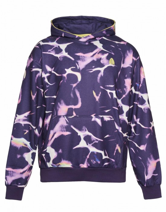 Суичър Just Rhyse Reflections Hoodie purple/coloured XXL