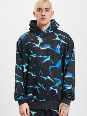 Суичър Just Rhyse Reflections Hoodie black/ coloured XXL
