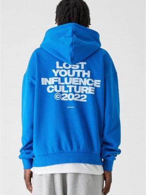 Суичър LY HOODY CULTURE cobalt blue XXL