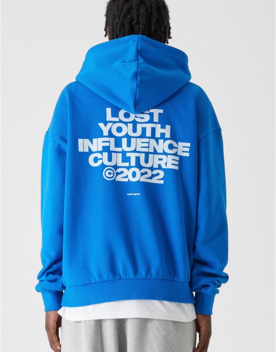 Суичър LY HOODY CULTURE cobalt blue XXL