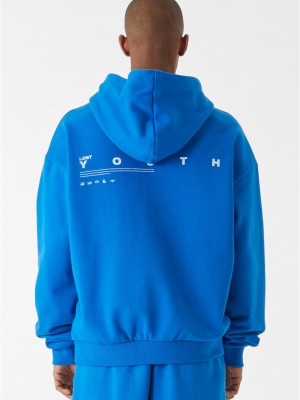 Суичър LY HOODY DOVE cobalt blue XXL