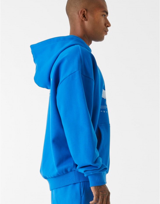 Суичър LY HOODY DOVE cobalt blue XXL
