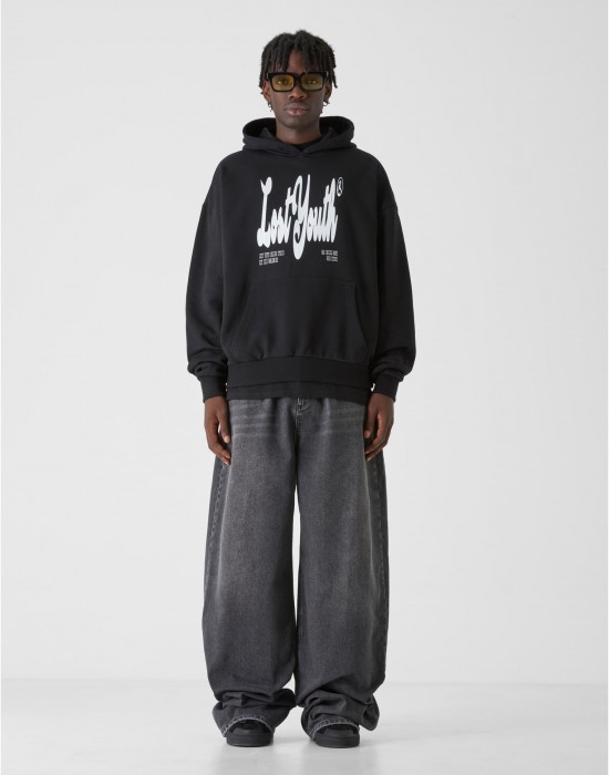 Суичър LY HOODY CLASSIC V.2 black XXL