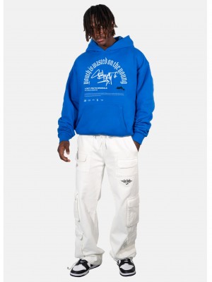 Суичър LY HOODY GRAFFITI cobalt blue XXL
