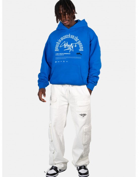 Суичър LY HOODY GRAFFITI cobalt blue XXL