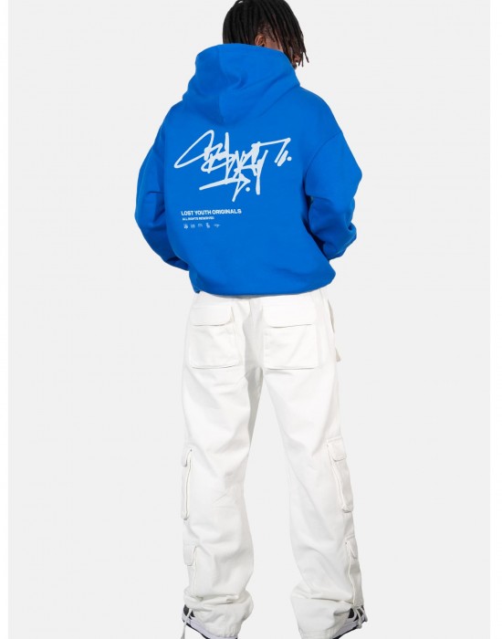 Суичър LY HOODY GRAFFITI cobalt blue XXL