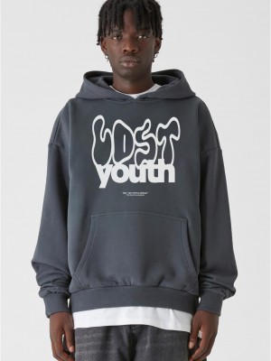 Суичър LY HOODY - Graffiti Cloud darkgrey XXL