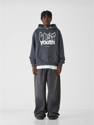 Суичър LY HOODY - Graffiti Cloud darkgrey XXL