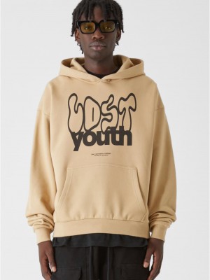 Суичър LY HOODY - Graffiti Cloud unionbeige XXL