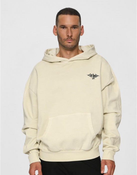 Суичър LY HEAVY TERRY HOODIE ''CLASSIC'' sand XXL
