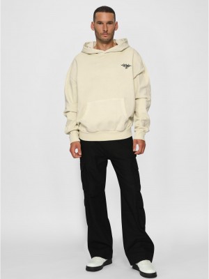 Суичър LY HEAVY TERRY HOODIE ''CLASSIC'' sand XXL