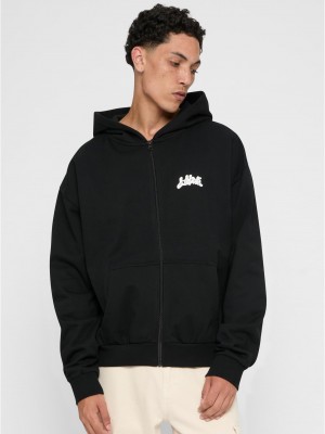 Суичър LY ZIP HOODY - CIRCLE black XXL