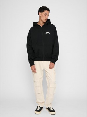 Суичър LY ZIP HOODY - CIRCLE black XXL