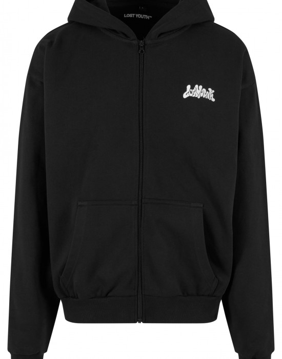 Суичър LY ZIP HOODY - CIRCLE black XXL