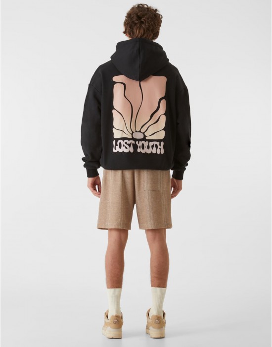 Суичър Lost Youth Hoody - Golden Horizon black XXL