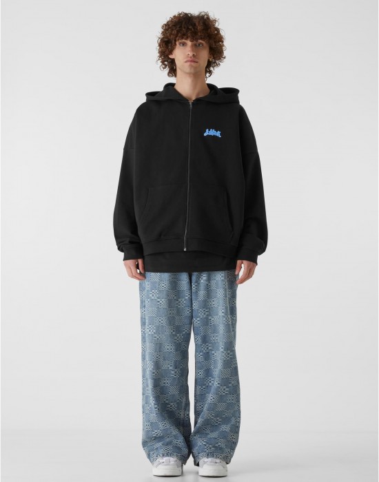 Суичър Lost Youth Zip Hoody - Circle of Bloom black XXL