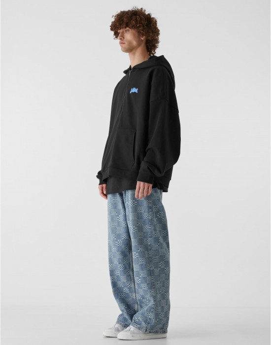 Суичър Lost Youth Zip Hoody - Circle of Bloom black XXL