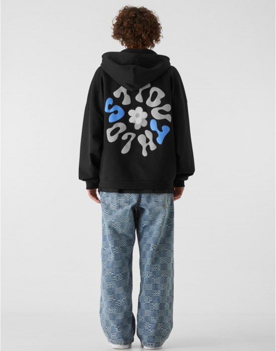 Суичър Lost Youth Zip Hoody - Circle of Bloom black XXL