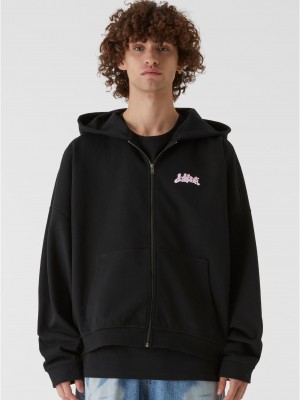Суичър Lost Youth Zip Hoody - Slay or Play black XXL