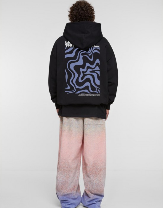 Суичър LY HOODY - BEAUTIFUL CHAOS BLUE black XXL