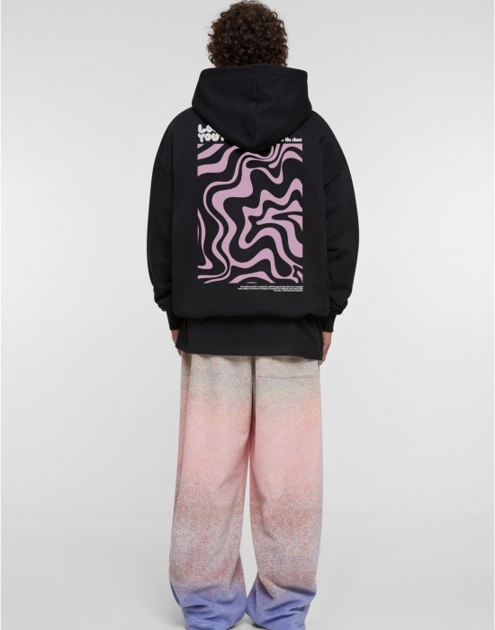 Суичър LY HOODY - BEAUTIFUL CHAOS PINK black XXL