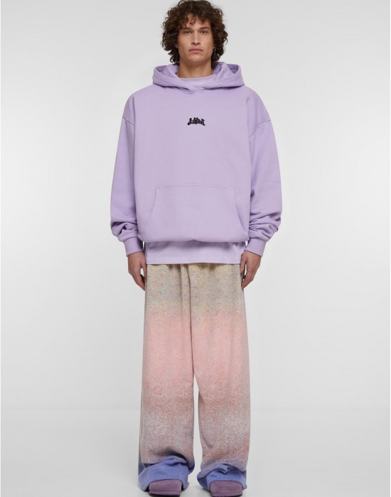 Суичър LY HOODY - BEAUTIFUL CHAOS BLACK/BEIGE lilac XXL