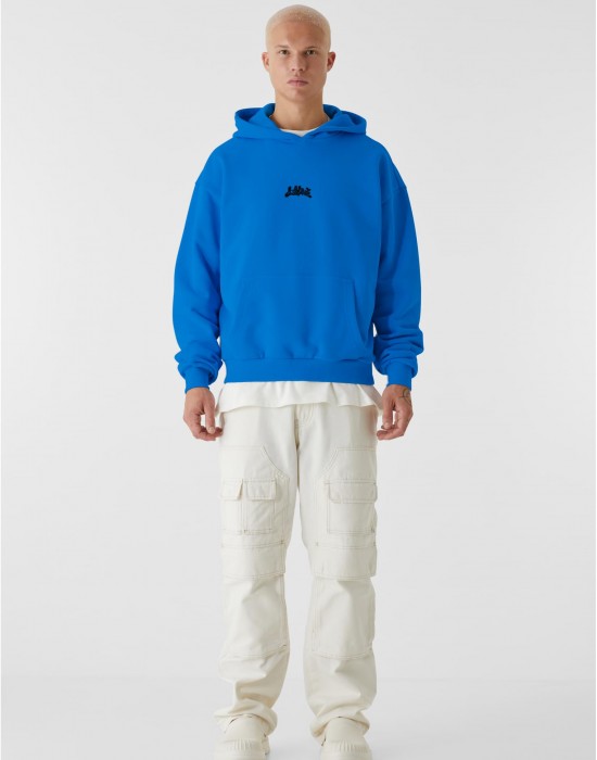 Суичър LY HOODY - BEAUTIFUL CHAOS BLACK/BEIGE cobalt blue XXL