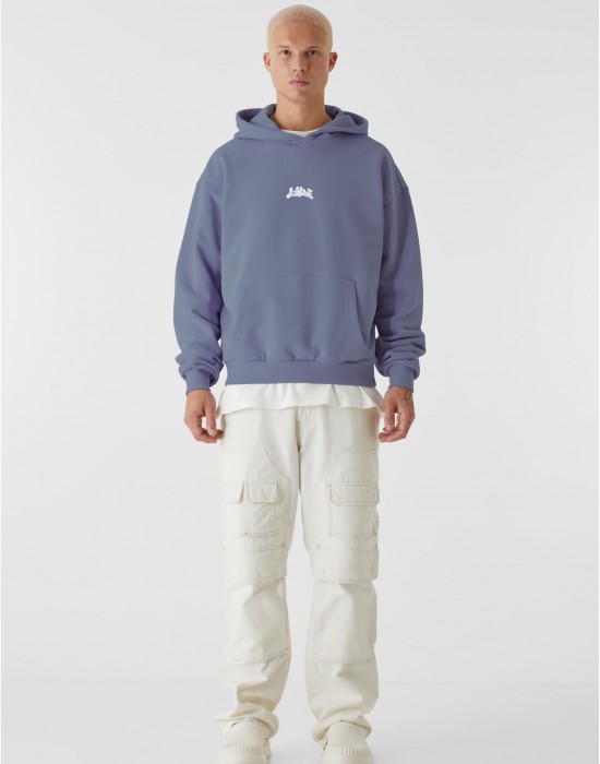 Суичър LY HOODY - BEAUTIFUL CHAOS vintage blue XL