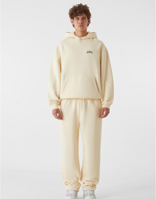 Суичър LOST YOUTH OVERSIZED HOODIE - CHAOS FLOW whitesand XXL