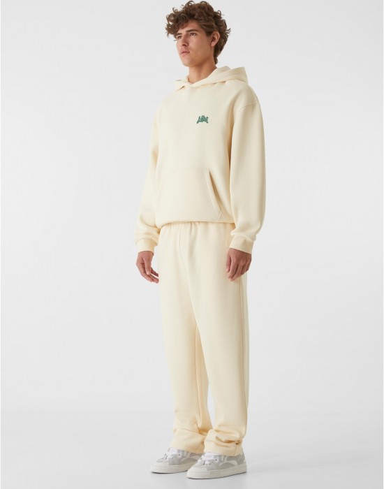 Суичър LOST YOUTH OVERSIZED HOODIE - CHAOS FLOW whitesand XXL