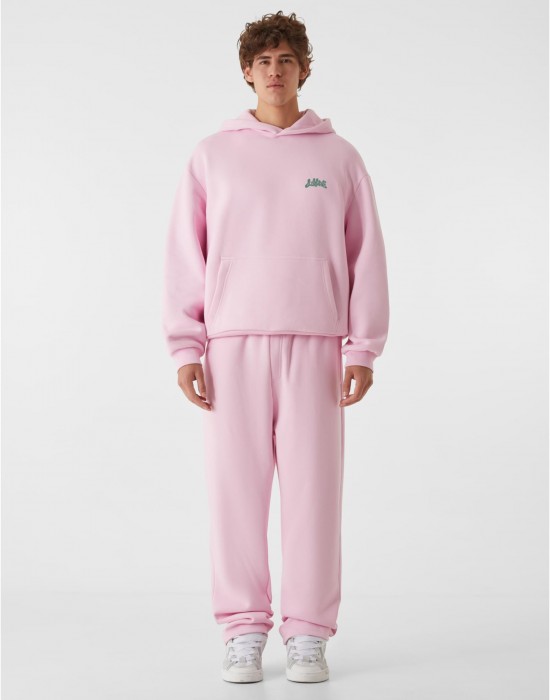 Суичър LOST YOUTH OVERSIZED HOODIE - CHAOS FLOW softpink XXL