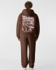 Суичър LOST YOUTH OVERSIZED HOODIE - CHAOS FLOW choclate brown XXL