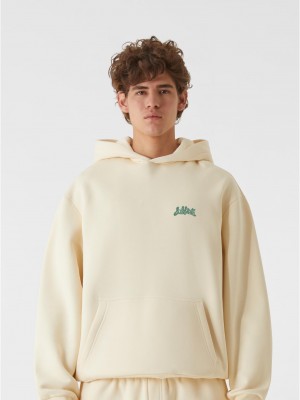 Суичър LOST YOUTH OVERSIZED HOODIE - COVER STORY whitesand XXL