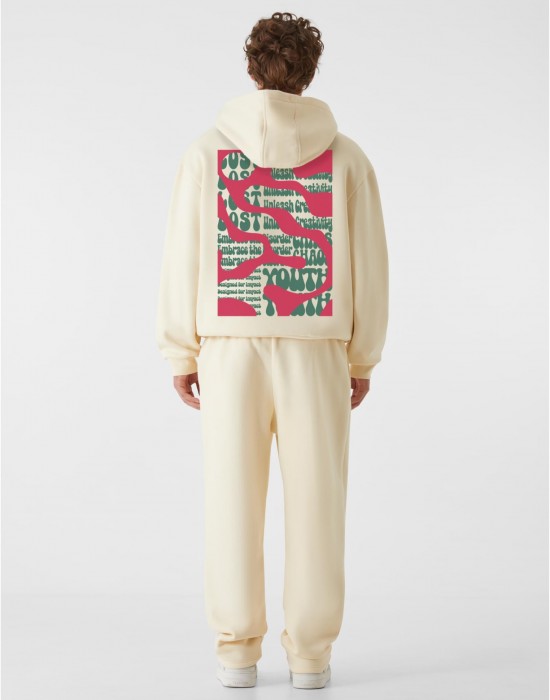 Суичър LOST YOUTH OVERSIZED HOODIE - COVER STORY whitesand XXL