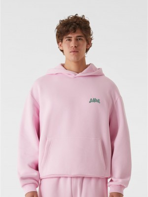 Суичър LOST YOUTH OVERSIZED HOODIE - COVER STORY softpink XXL