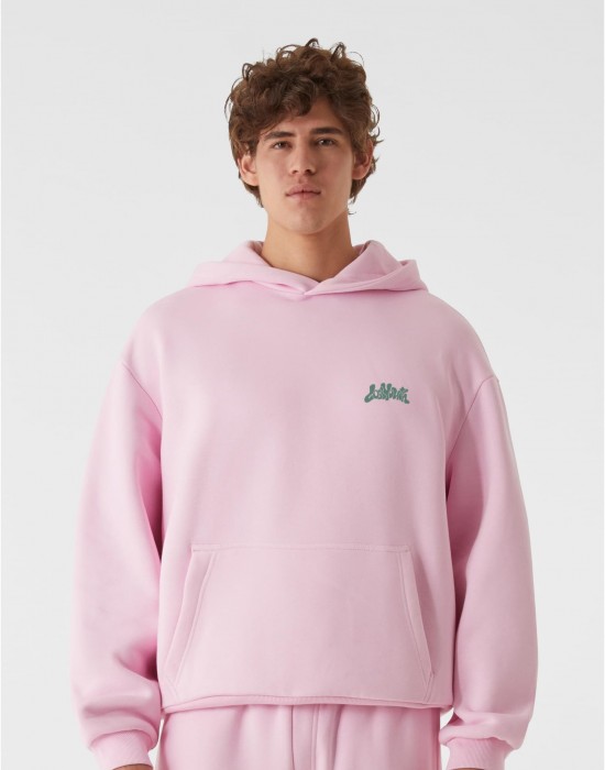 Суичър LOST YOUTH OVERSIZED HOODIE - COVER STORY softpink XXL