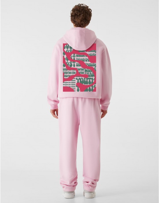 Суичър LOST YOUTH OVERSIZED HOODIE - COVER STORY softpink XXL