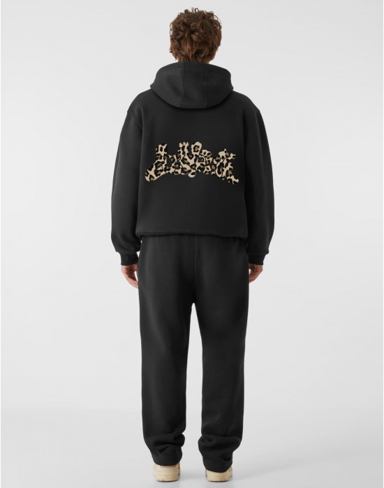 Суичър LOST YOUTH OVERSIZED HOODIE - WILD AT HEART black XXL