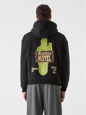 Суичър Lost Youth Hoody - Western Motel black XXL