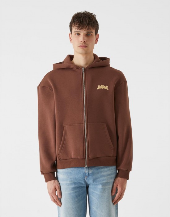 Суичър Lost Youth Zip Hoody - Western Motel chocolatebrown XXL
