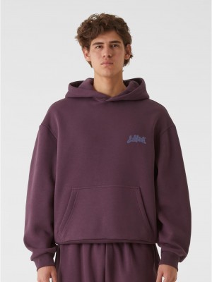Суичър Lost Youth Hoody - Coffee to go plumpurple XXL