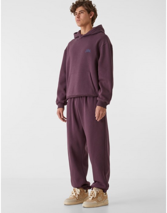 Суичър Lost Youth Hoody - Coffee to go plumpurple XXL