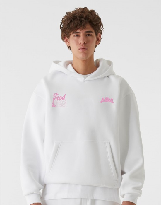 Суичър Lost Youth Hoody - Foods&Friends white XXL