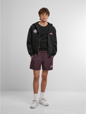 Суичър Lost Youth Oversized Zip Hoodie - With Love black XXL