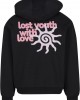 Суичър Lost Youth Oversized Zip Hoodie - With Love black XXL