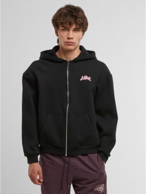 Суичър Lost Youth Oversized zip Hoodie - Responsibly Irresponsible black XXL