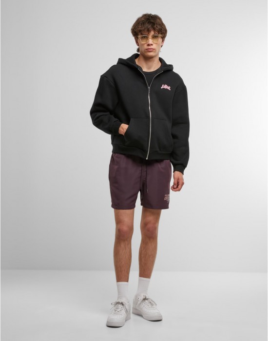 Суичър Lost Youth Oversized zip Hoodie - Responsibly Irresponsible black XXL