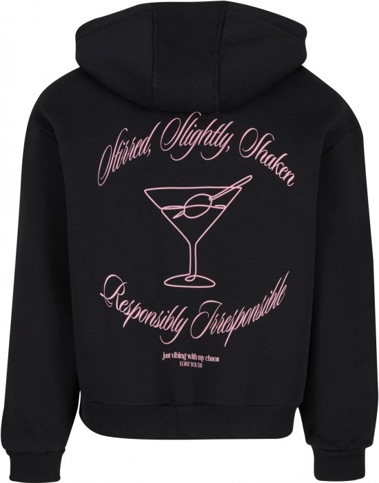 Суичър Lost Youth Oversized zip Hoodie - Responsibly Irresponsible black XXL